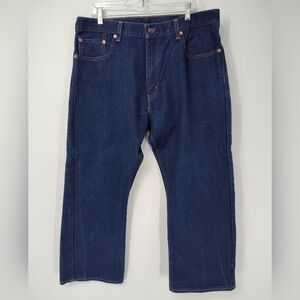 Levi's 517 Deep Blue Relaxed Fit Men's Jeans Size 38x28